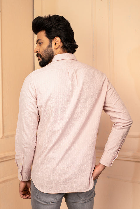 Pale Pink Cotton Shirt