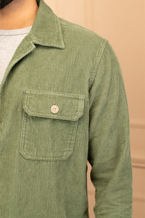 Corduroy Green Jacket