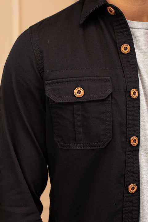 Black Utility Shirt