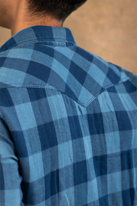 Indigo Double Fabric Shirt