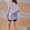 Lavender Women's Shirt Back View 