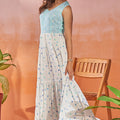 V Neck Sleeveless Dress Side View