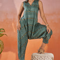 Baggy Sleeveless Jumpsuit Model
