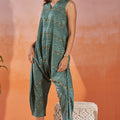 Baggy Sleeveless Jumpsuit Side View