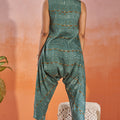 Baggy Sleeveless Jumpsuit Back View