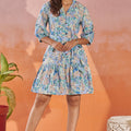 Flying Floral Dress Front View