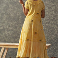 Walking the Edge Flowy Dress Back Side