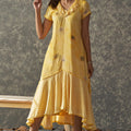 Walking the Edge Flowy Dress Front Side
