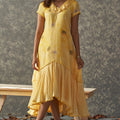 Walking the Edge Flowy Dress Full View