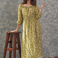 Long Dress With Square Neck Front View
