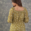 Long Dress With Square Neck Back Close View