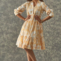Floral Print Dress Front View
