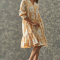 Floral Print Dress Side View
