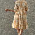 Floral Print Dress Back View