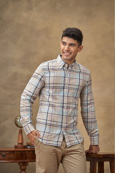 White Onyx Plaid Shirt