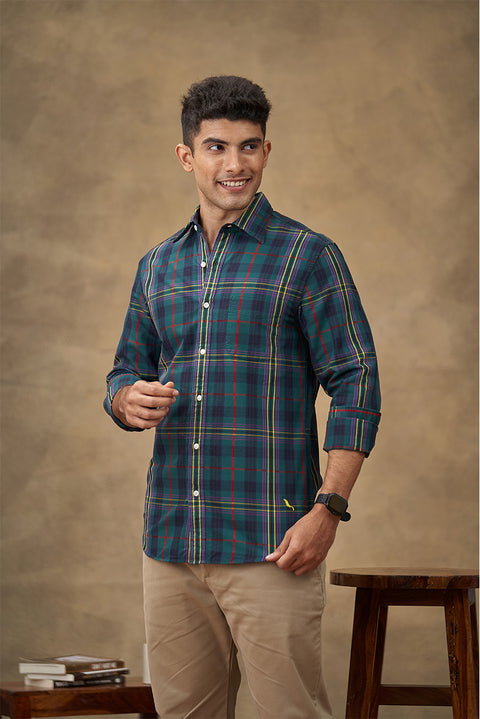 Miller Tartan Oxford Cotton Shirt