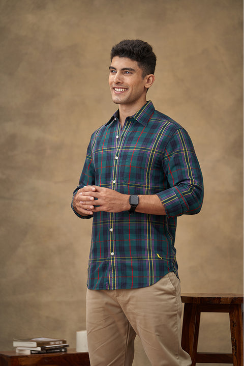 Miller Tartan Oxford Cotton Shirt